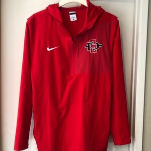 Nike Red Quarter-Zip Hoodie